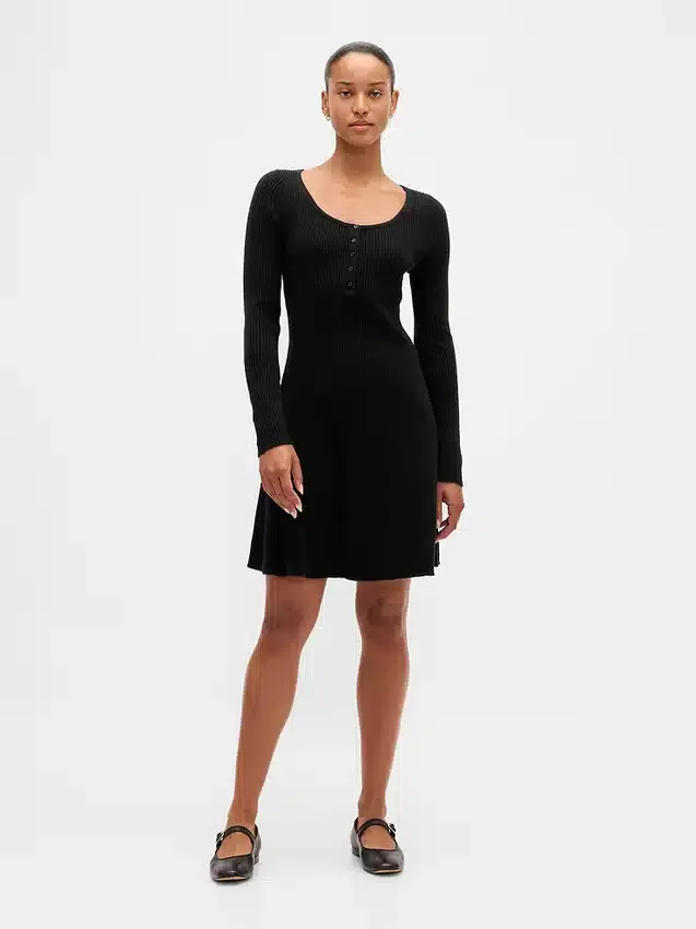 CashSoft-Rippen-Mini-Pullover-Kleid
