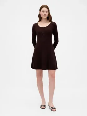 CashSoft-Rippen-Mini-Pullover-Kleid