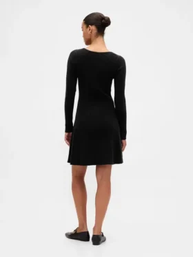 CashSoft-Rippen-Mini-Pullover-Kleid
