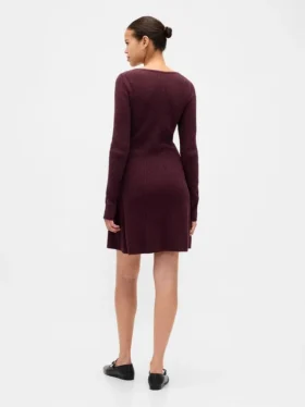 CashSoft-Rippen-Mini-Pullover-Kleid