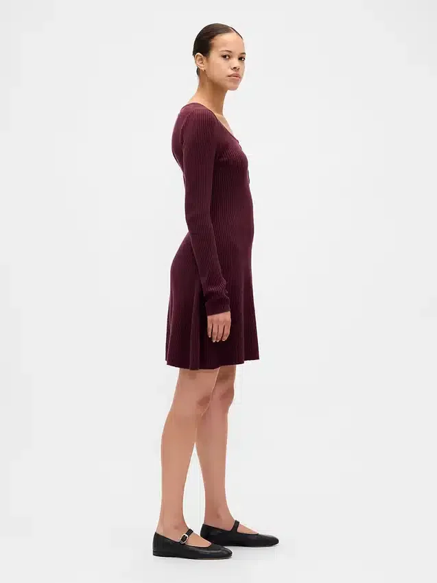 CashSoft-Rippen-Mini-Pullover-Kleid