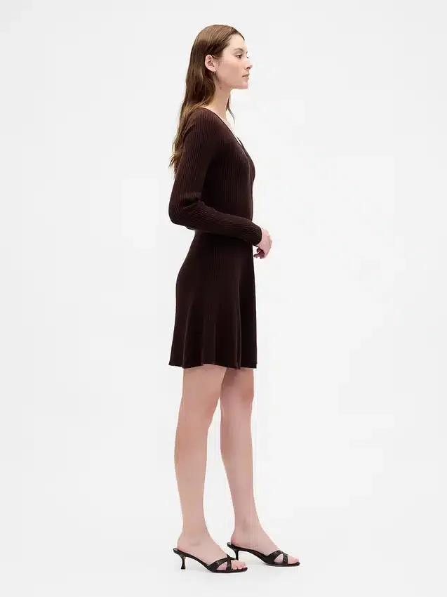 CashSoft-Rippen-Mini-Pullover-Kleid