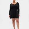 CashSoft-Rippen-Mini-Pullover-Kleid