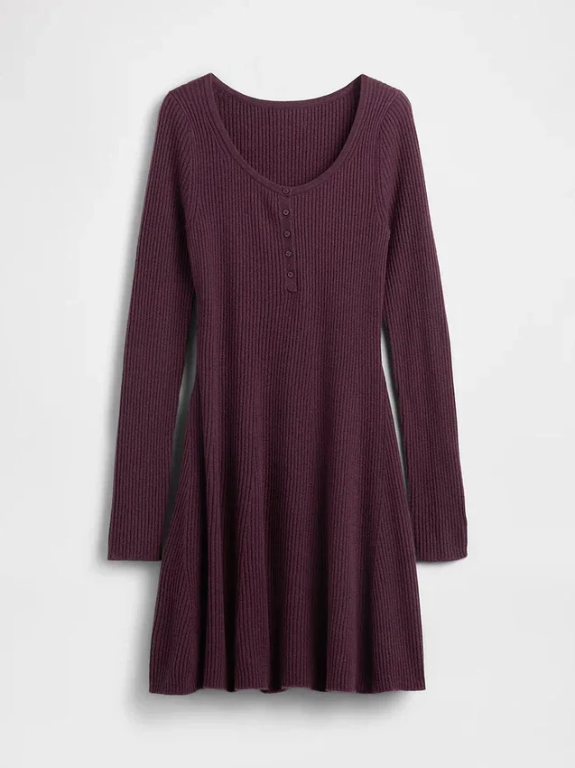 CashSoft-Rippen-Mini-Pullover-Kleid
