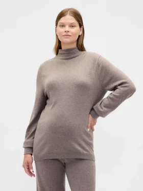 CashSoft-Rollkragen-Pullover für Umstandsmode