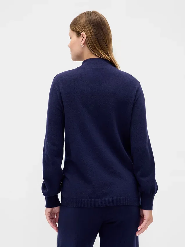 CashSoft-Rollkragen-Pullover für Umstandsmode