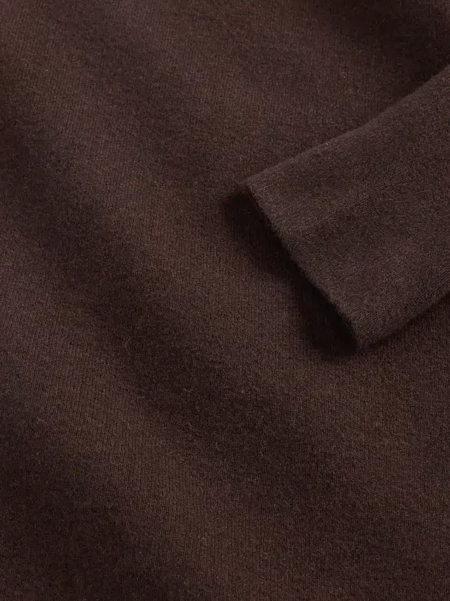 CashSoft Stretch-Midi-Pullover mit schulterfreiem Ausschnitt