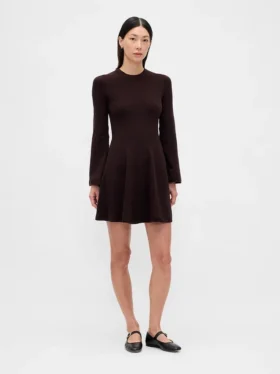 CashSoft Stretch-Mini-Pullover-Kleid