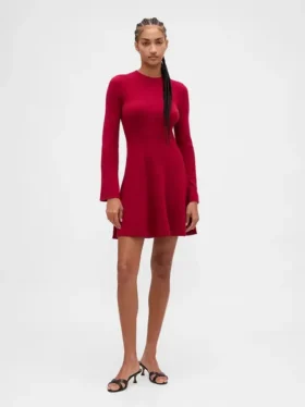 CashSoft Stretch-Mini-Pullover-Kleid