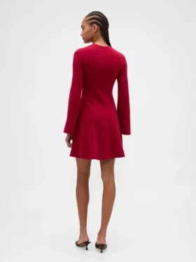 CashSoft Stretch-Mini-Pullover-Kleid