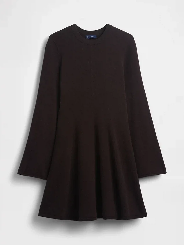 CashSoft Stretch-Mini-Pullover-Kleid