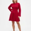 CashSoft Stretch-Mini-Pullover-Kleid