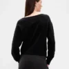 CashSoft Stretch-Pullover mit Laternenärmeln