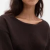 CashSoft Stretch-Pullover mit Laternenärmeln
