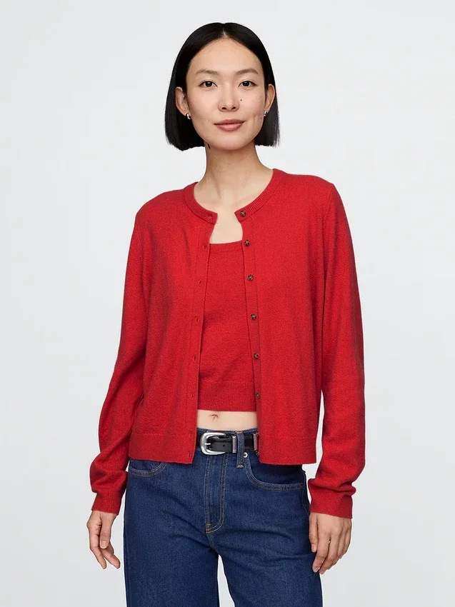 CashSoft-Strickjacke