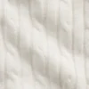 CashSoft-Strickjacke mit Zopfmuster, kurz geschnitten und Reißverschluss