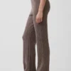 CashSoft-Strickpullover mit Zopfmuster und Bootcut-Hose