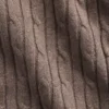 CashSoft-Strickpullover mit Zopfmuster und Bootcut-Hose