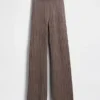 CashSoft-Strickpullover mit Zopfmuster und Bootcut-Hose
