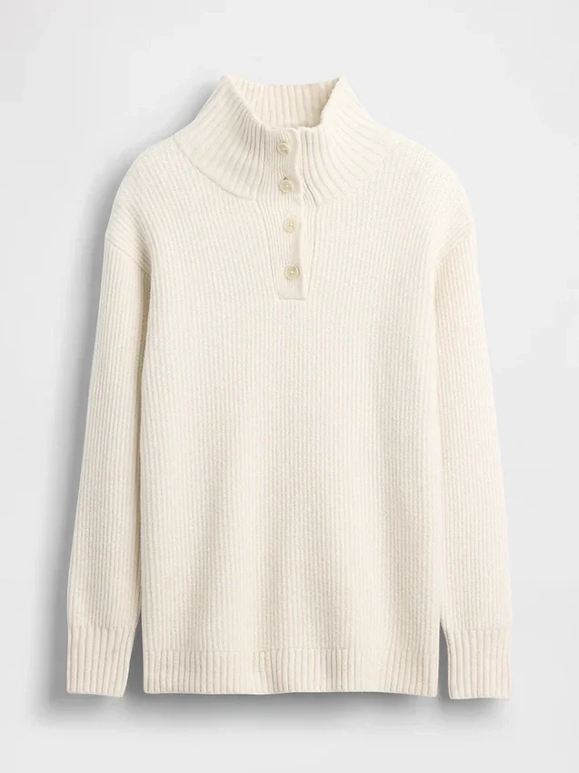 CashSoft-Umstandsmode-Pullover mit Stehkragen