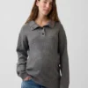 CashSoft-Umstandsmode-Pullover mit Stehkragen