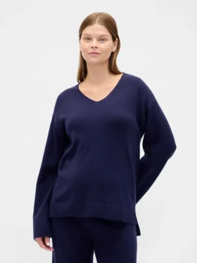CashSoft-Umstandsmode-Pullover mit V-Ausschnitt