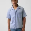 Chambray-Resort-Hemd