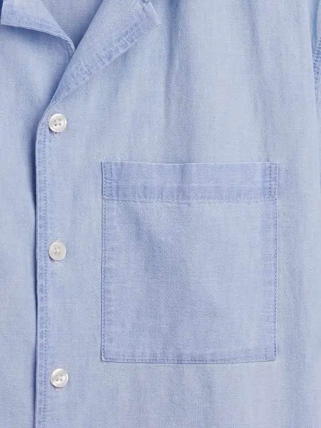 Chambray-Resort-Hemd
