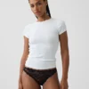 Cheeky-Bikini aus Spitze