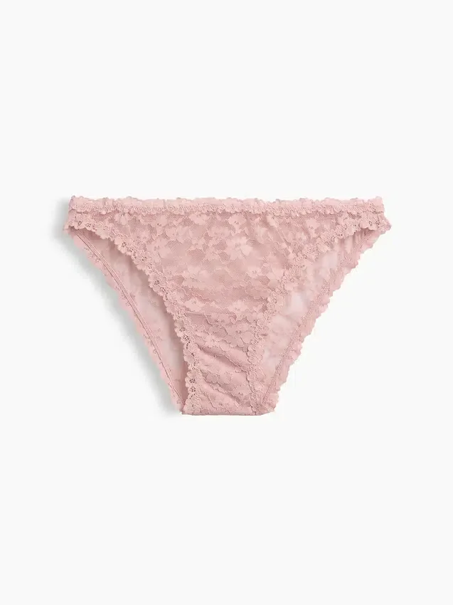 Cheeky-Bikini aus Spitze