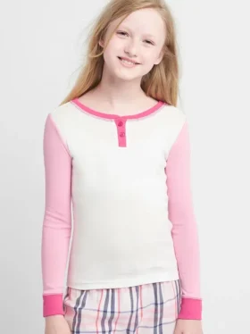 Colorblock-Pyjama-Henley
