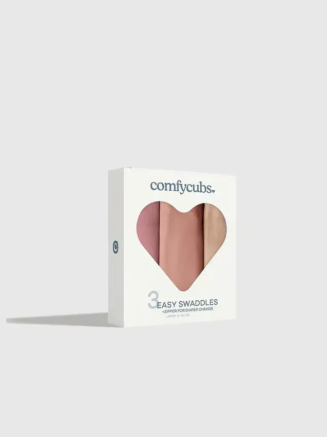Comfy Cubs Easy Swaddle-Decken mit Reißverschluss