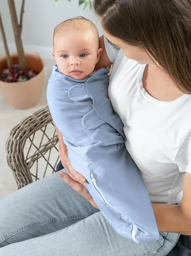 Comfy Cubs Easy Swaddle-Decken mit Reißverschluss