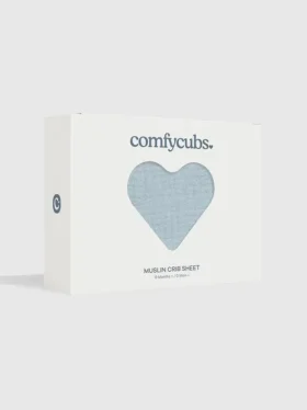 Comfy Cubs Musselin-Spannbetttuch für das Kinderbett