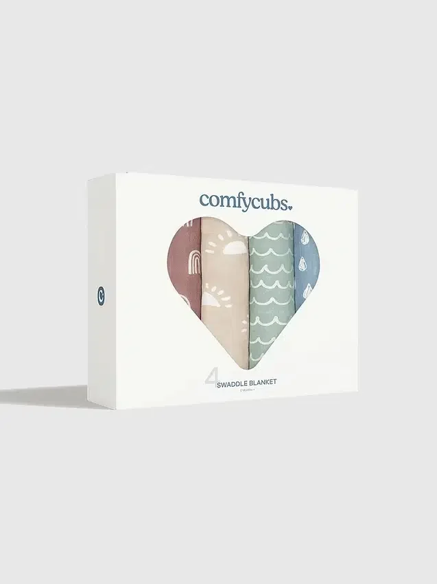 Comfy Cubs Musselin-Wickeldecke