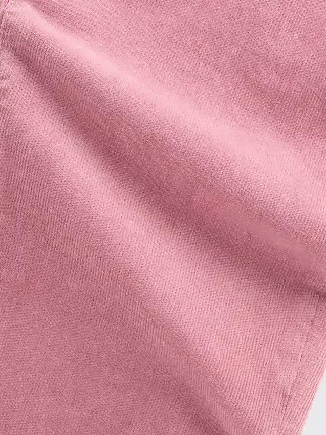 Cord-Jeans mit niedriger Leibhöhe, lang und schmal geschnitten
