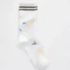 Crew-Socken mit Blumenmuster
