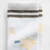 Crew-Socken mit Blumenmuster