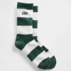 Crew-Socken mit Rugby-Streifen-Logo