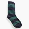 Crew-Socken mit Rugby-Streifen-Logo