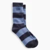 Crew-Socken mit Rugby-Streifen-Logo