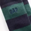 Crew-Socken mit Rugby-Streifen-Logo