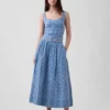 Crop-Bustier-Oberteil mit Lochmuster