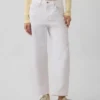 Crop-Jeans mit hoher Leibhöhe im Barrel-Schnitt