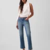 Crop-Jeans mit niedriger Leibhöhe, lang und schmal geschnitten