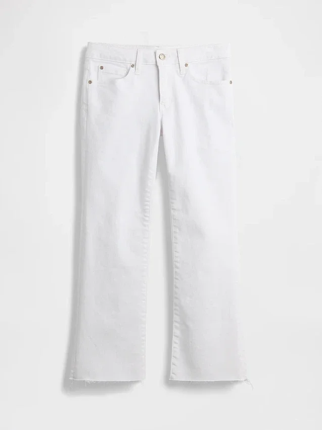 Crop-Jeans mit niedriger Leibhöhe, lang und schmal geschnitten