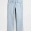Crop-Jeans mit niedriger Leibhöhe, lang und schmal geschnitten