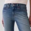 Crop-Jeans mit niedriger Leibhöhe, lang und schmal geschnitten