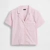 Crop-Pyjamahemd aus Popeline