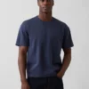 Crop-T-Shirt für Erwachsene aus schwerem Stoff